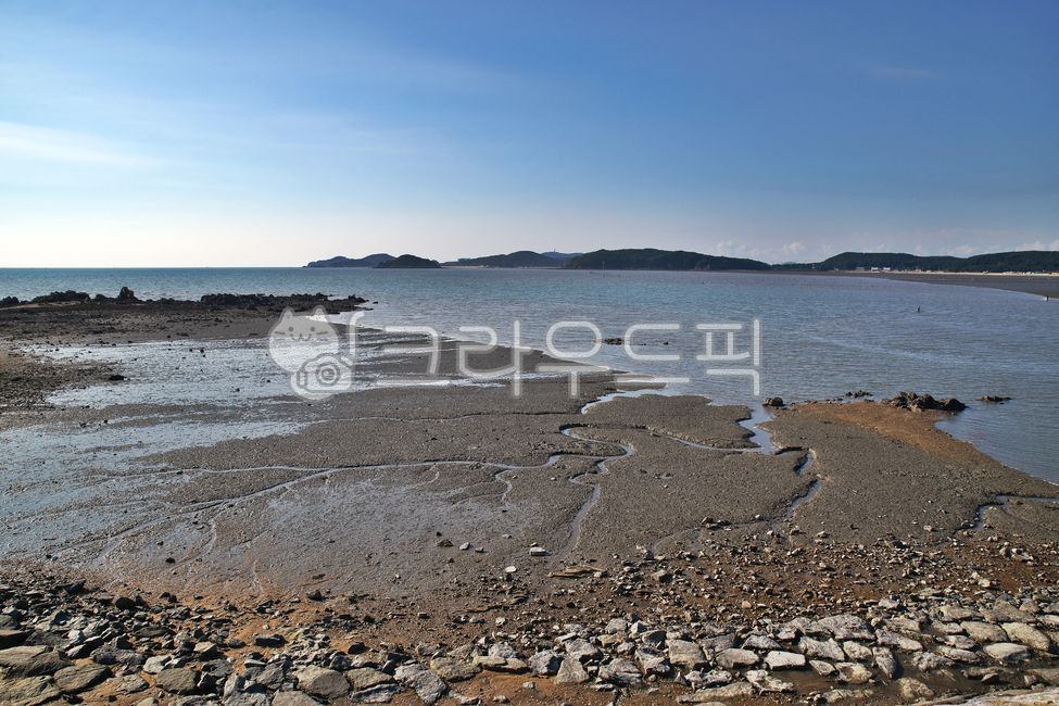 Beach, Coast, ocean, ebb, Incheon - Authentic Korean Stock Photos by ...