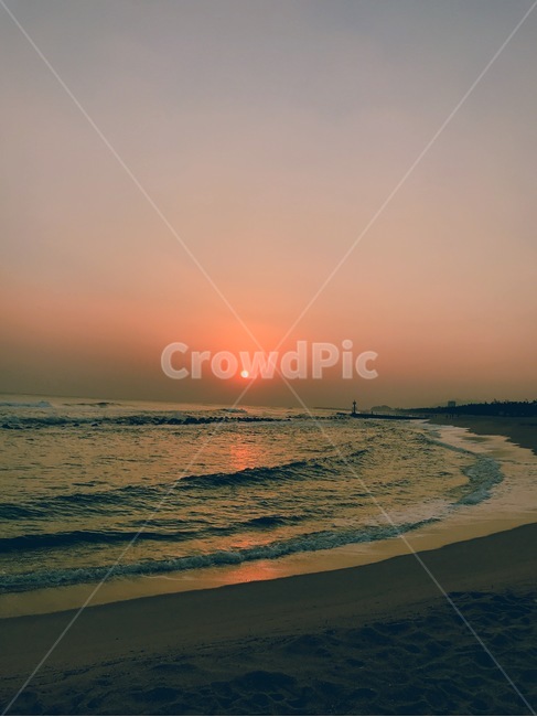 노을,바다,해변,해수욕장,일출,석양,자연,풍경,nature,landscape,해변,바다,beach,sea,outdoors,옥외,sky,하늘