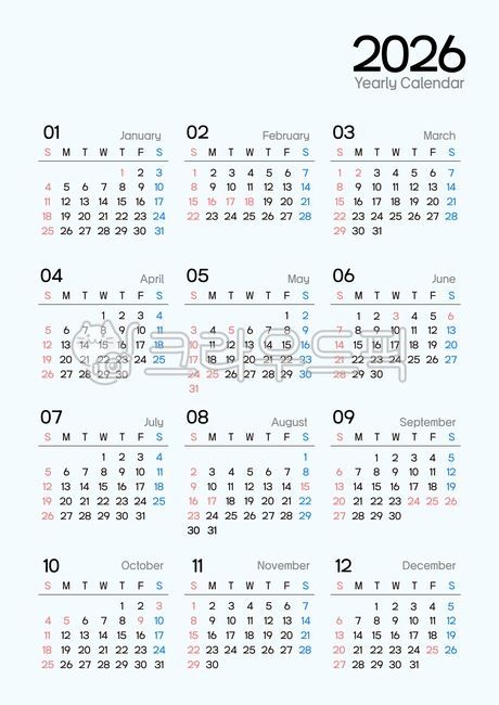 달력,2026년달력,2026달력,연간달력,2026캘린더,2026년,2026,2026연간달력,1년달력,캘린더,calendar,플래너,한장달력,연간,전체,다이어리,연간일정,날짜,12개월,일정표,스케줄표,스케줄러,심플달력