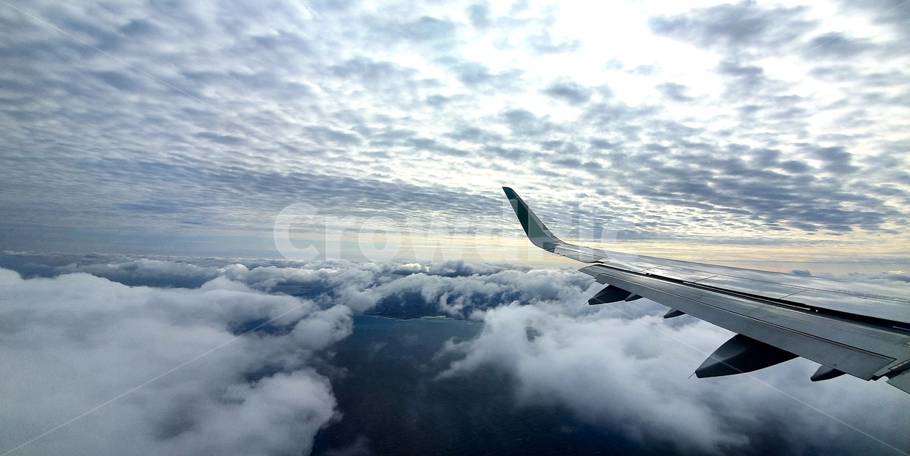 nature,landscape,sky,airplane,horizontal,cloud,하늘,수평선,제주행,비행기,구름,자연