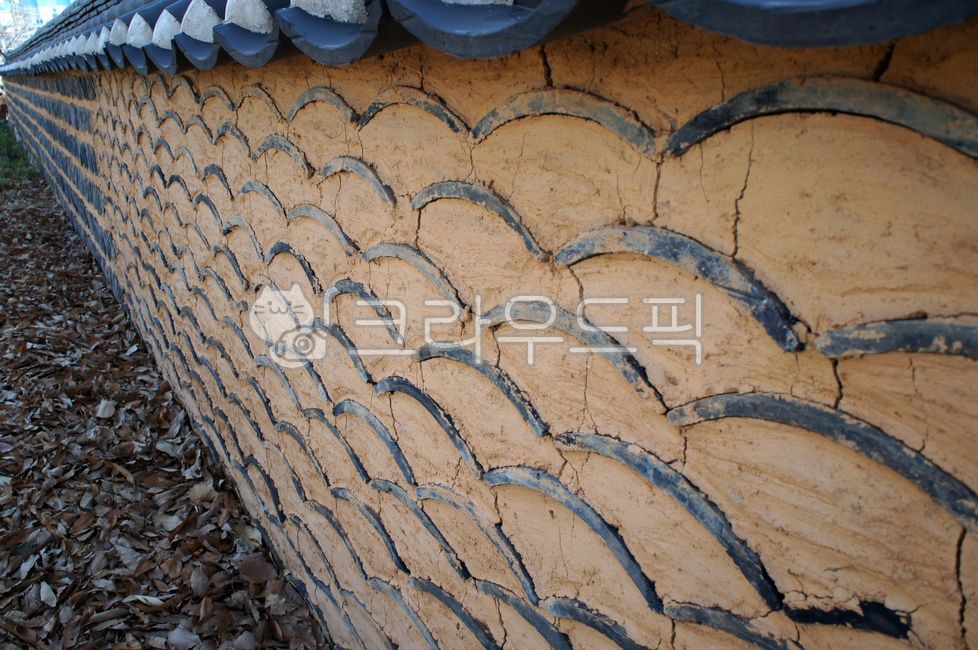 기와담장,흙담장,전통담장,기와담,담장