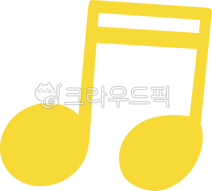 음표, 사분음표, 팔분음표, 노래, 음악, 사진,이미지,일러스트,캘리그라피 - NOAHL작가