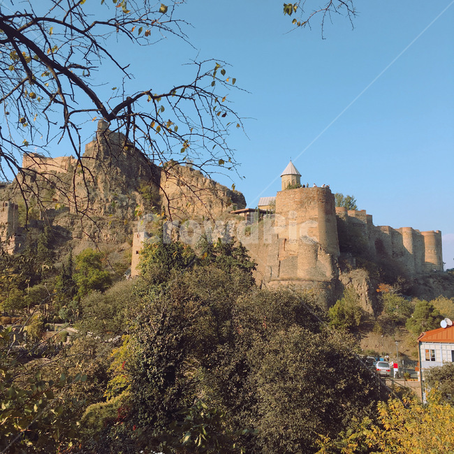 건축물,castle,성,fort,요새,architecture,조지아,트빌리시