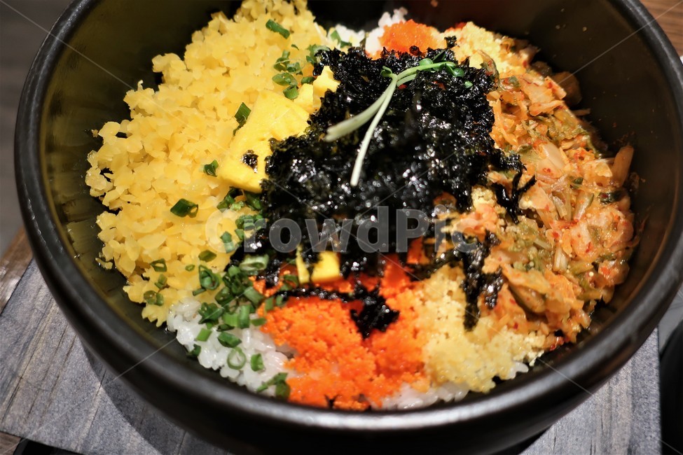 알밥,돌솥,비빔밥,김가루,계란,달걀,야채,쌀밥,날치알,식사,요리,음식,식재료,요리,food,cook,meal,dishes,food reserves