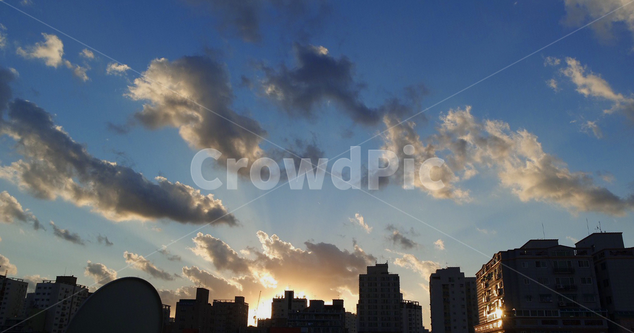 하늘,구름,노을,하늘색,도시,scenery,cloud,sky,city,skyblue,color