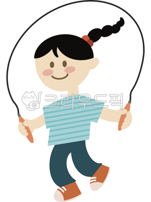 줄넘기,줄넘기뛰기,어린이,귀여운,캐릭터,jumprope,jump,점프,점프로프,꼬마,여자아이,체육