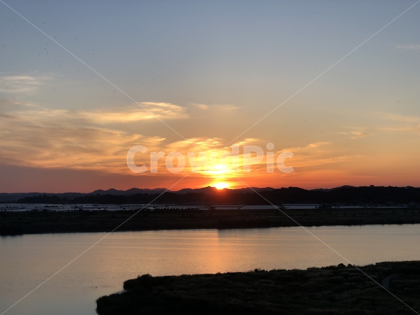 노을,해질녘,햇빛,하늘,풍경,경치,자연,강,sunset,sunshine,sky,nature,river,riverside