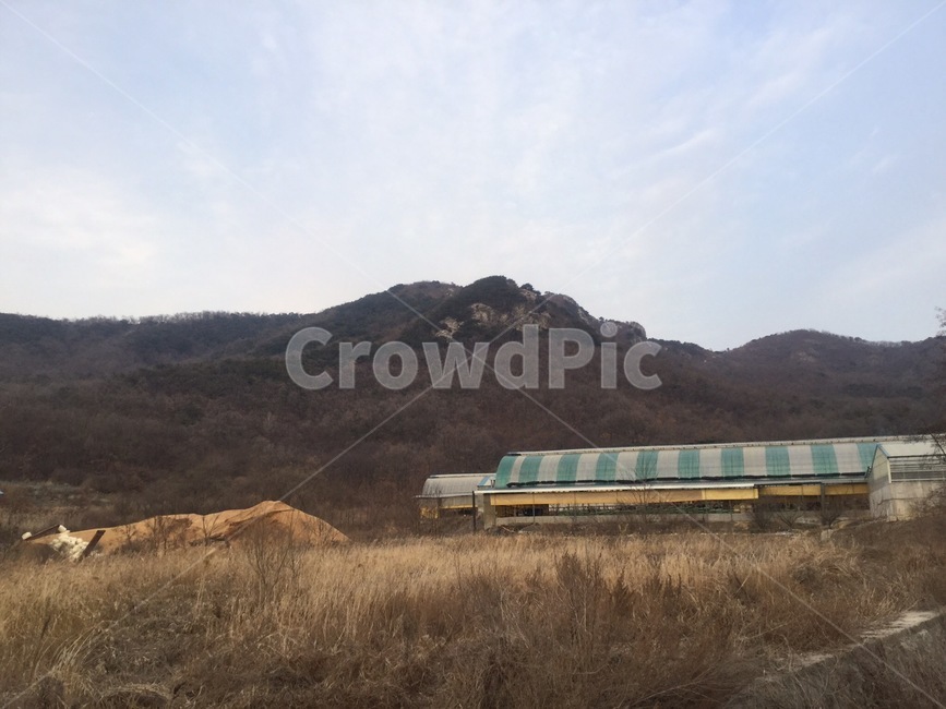 석산,소집,하늘,산,풍경