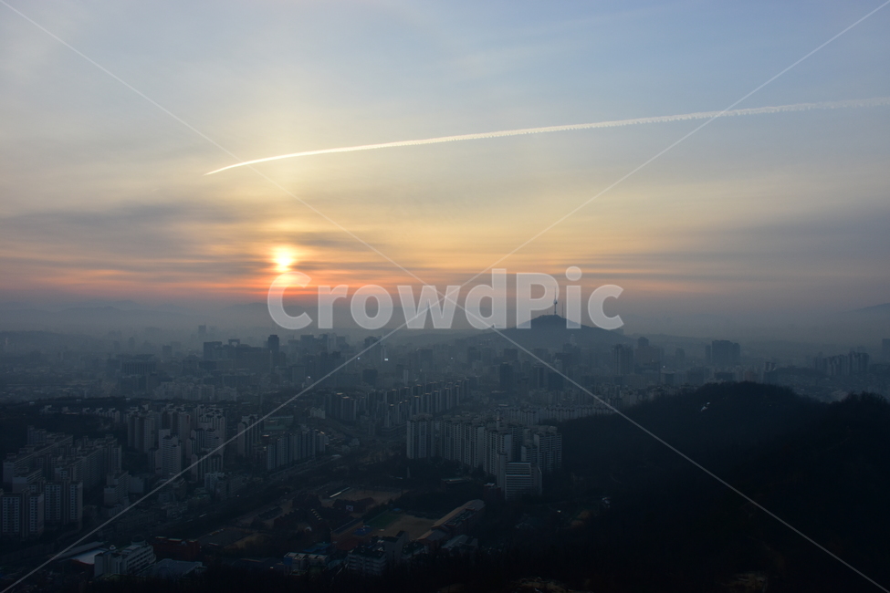 안산,일출,해맞이,해돋이,서울,아침,도시,도심지,풍경,미세먼지,겨울,도시,풍경,city,landscape,한국도시풍경,한국도시경관,korea cityscape,nature,자연,outdoors,옥외