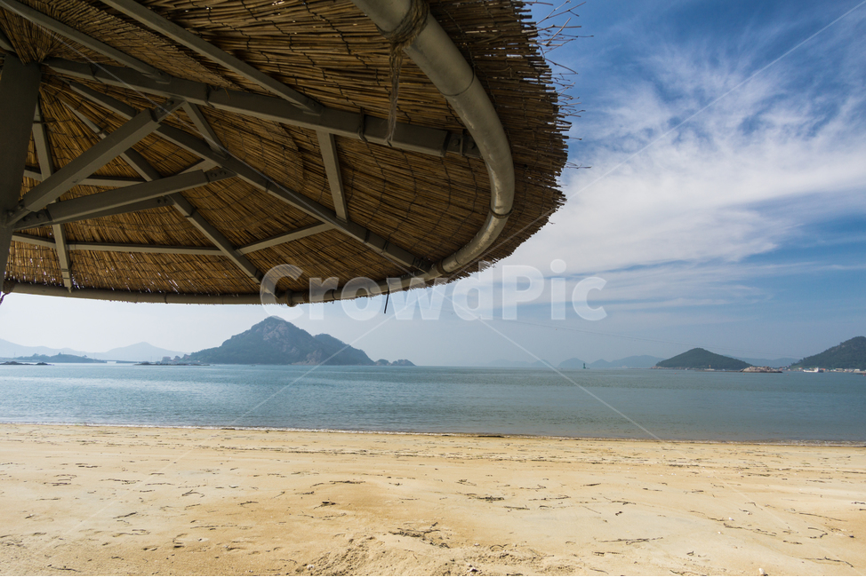 여름,해변,파라솔,해수욕장,여름풍경,서해풍경,바다,파라솔해변,선유도해수욕장,휴양지