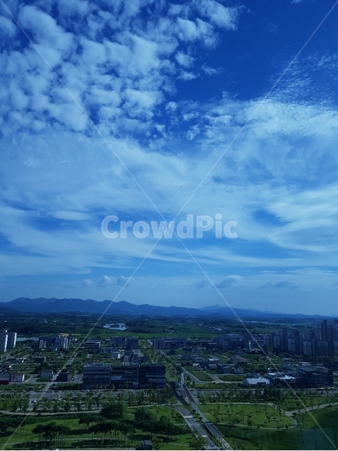 하늘,구름,자연,풍경,경치,파란하늘,옥상