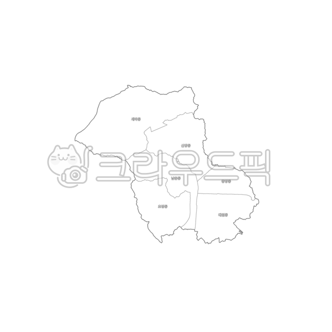 provinces,myeons,cities,dong,white map,administrative districts,Gyeonggido,Osan,white,Osansi,towns,administrative district map,counties,map,Republic of Korea,Korea