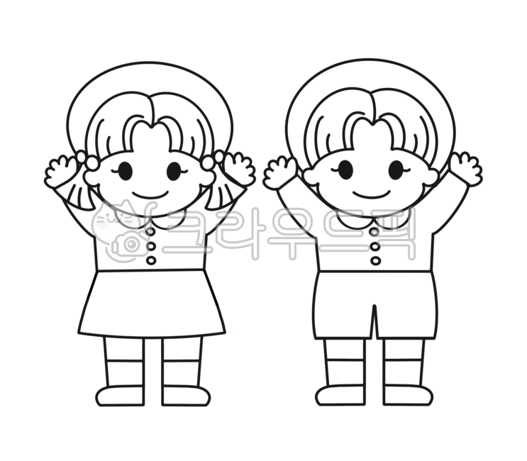 색칠공부,색칠도안,채색도안,유치원,어린이집,어린이,원복,여자아이,남자아이,어린이일러스트,illustration,children,kindergarten,coloringdesign,boy,girl