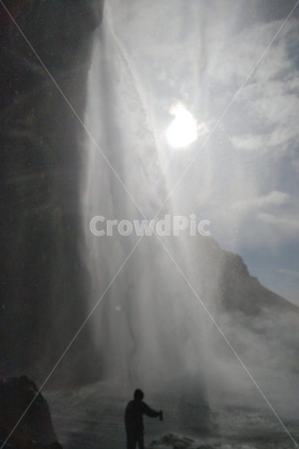 자연,폭포,물,하늘,nature,waterfall,water,sky,person,사람,human,인간