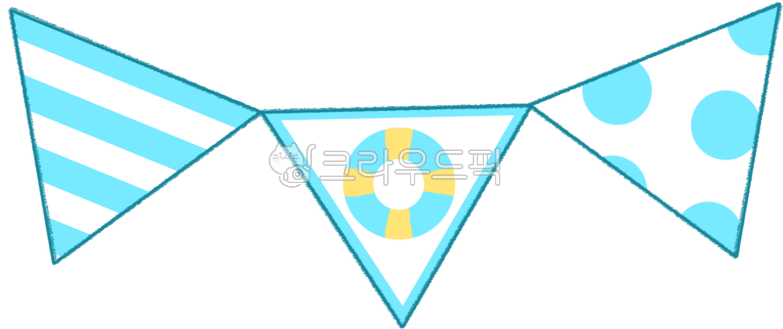 여름,시원함,깃발,가랜드,바다