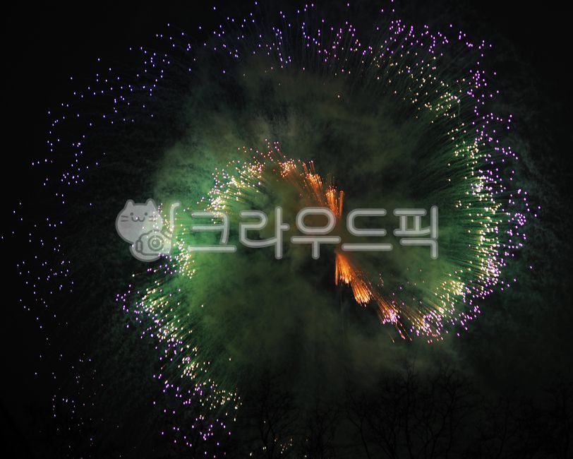 불꽃놀이,야경,태극,평창,평창동계올림픽