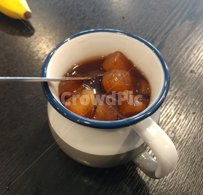 디저트,청,과일청,달콤한,사과청,사과