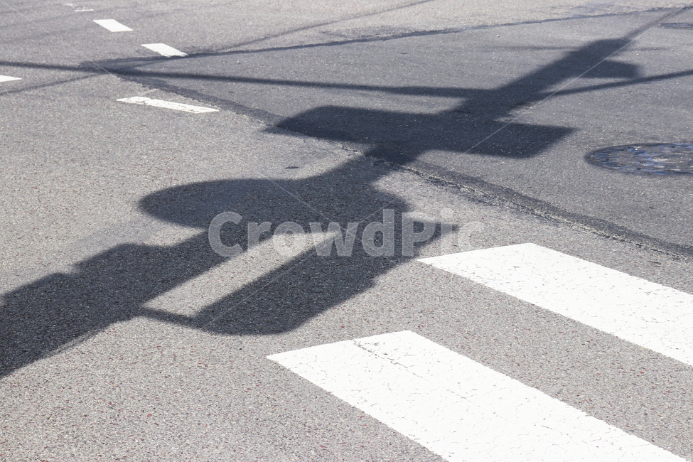 신호등,그림자,도로,차도,횡단보도,전신주,전봇대