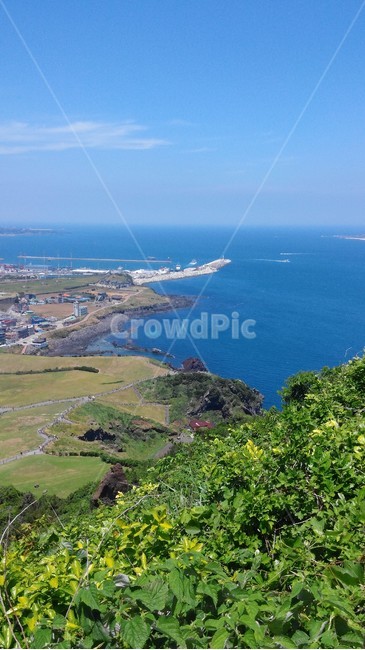 제주도,성산일출봉,제주도바다,제주도전경,성산일출봉전경