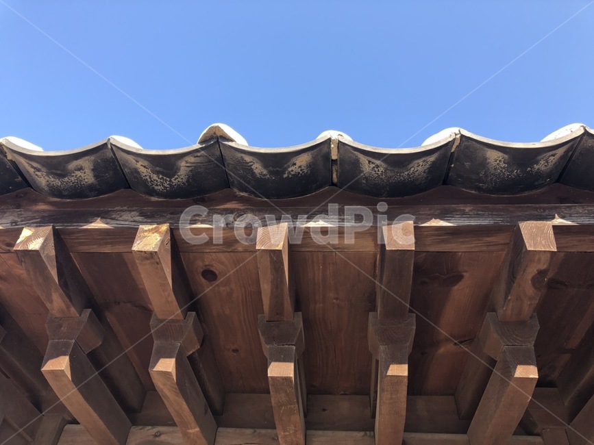 지붕,roof,나무,민속촌,기와집,하늘,한국,한국전통,한국문화,korean traditional,korean culture