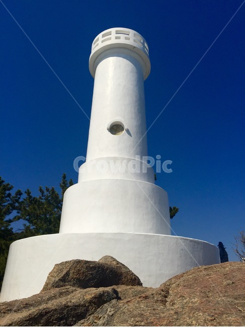 등대,바다,푸른하늘,풍경,배경사진,하얀색,파란색,등대,lighthouse