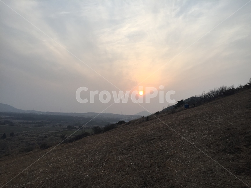 일몰,제주도,오름,산,해,자연,풍경,nature,landscape,outdoors,옥외