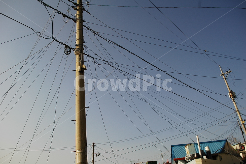 전봇대,전선,전신주,하늘,가로등,산업,industry,industrial,에너지산업,energy industry,utility pole,cable,케이블