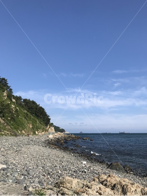 바다,하늘,돌밭,sea,summer,여름