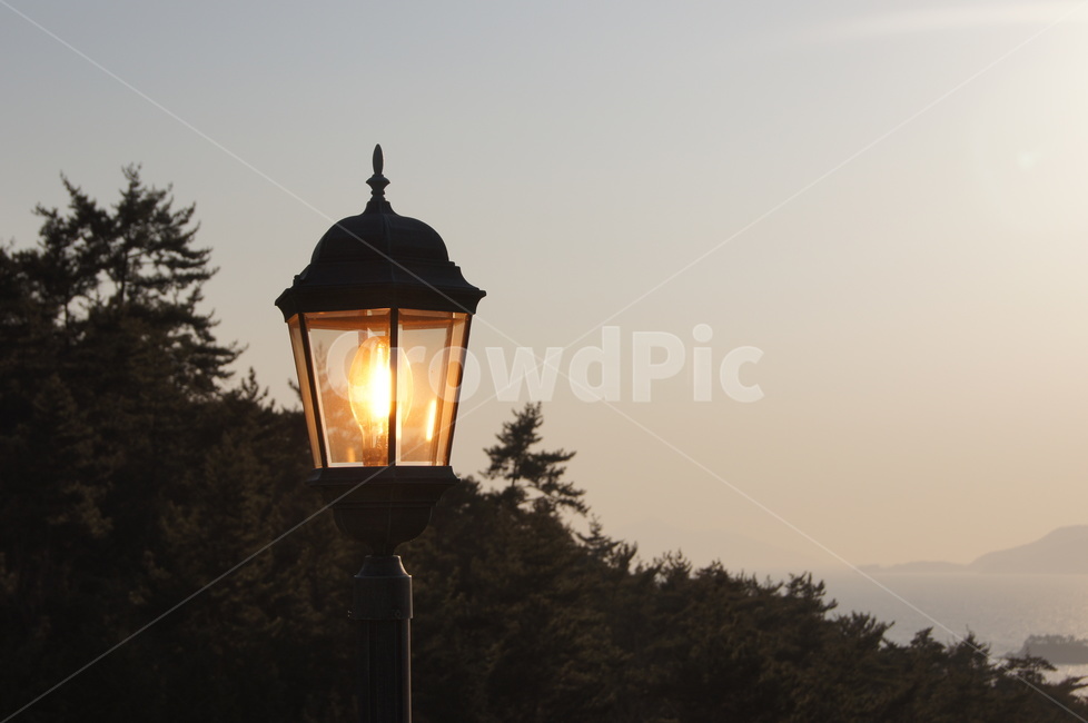 lamp,램프,전등,공원,고요,등불