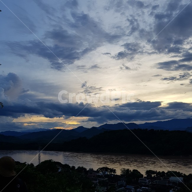 파란노을,하늘,sky,sunset,bluesky,전망,해질녘,야경,저녁하늘,nature