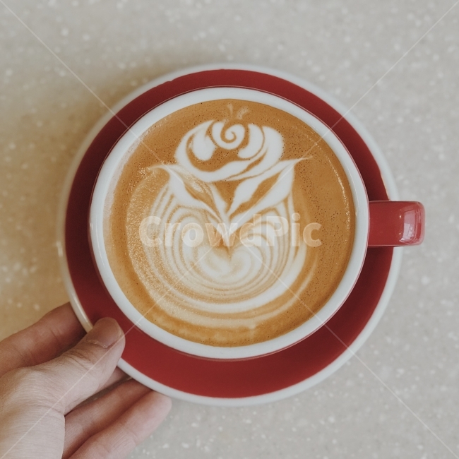 장미,라떼,카페라떼,커피,라떼아트,커피,카페,coffee,cafe,감성,sensible,feeling