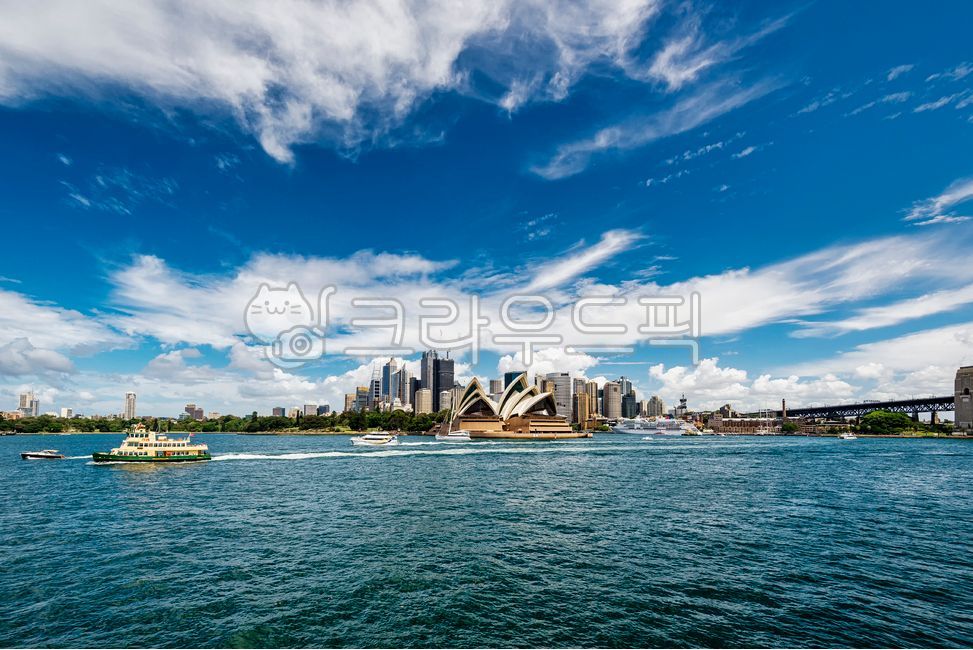 ship,passenger ship,famous place,building,cloud,cityscape,bay,landmark,sunny,sky,highrise building,development,metropolis,tourist destination,tree,skyscraper,economy,water,operahouse,port,cruise,waterfront,bridge,Sydney,opera house,city,scenery,sun,sea,su