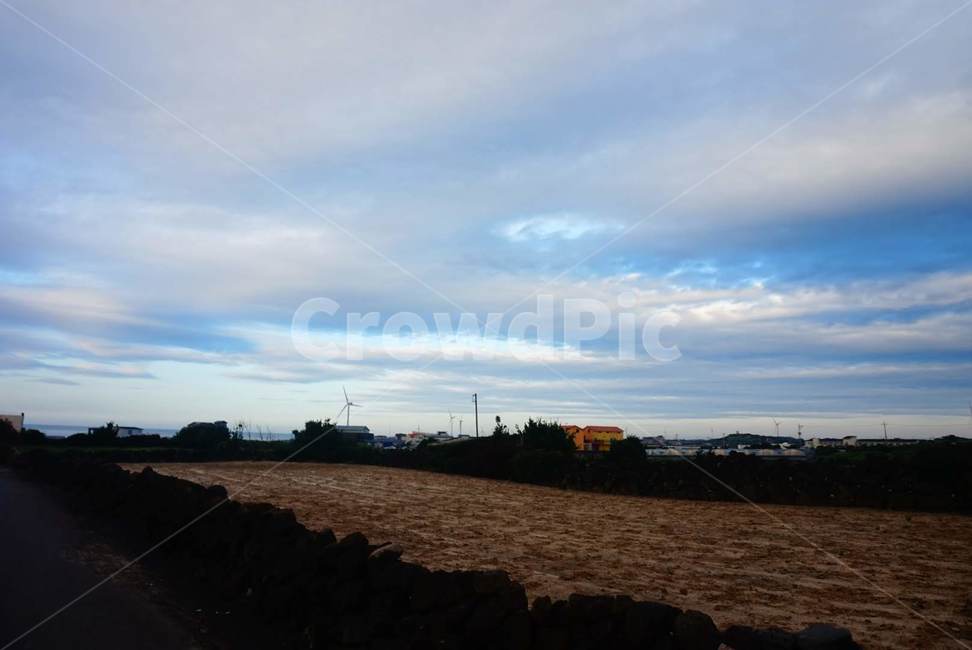 농촌,시골,구름,파란하늘,농경지,농작지