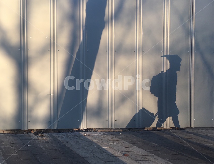 그림자,아침,요정,마법사,보행,나무그림자,사람,인물실루엣,사람실루엣,character silhouette,human silhouette