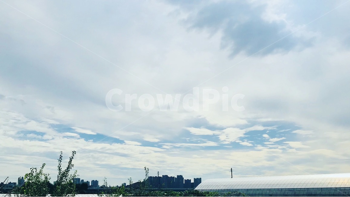 하늘,구름,풍경,비닐하우스,광각,자연,풍경,nature,landscape,building,건물,outdoors,옥외