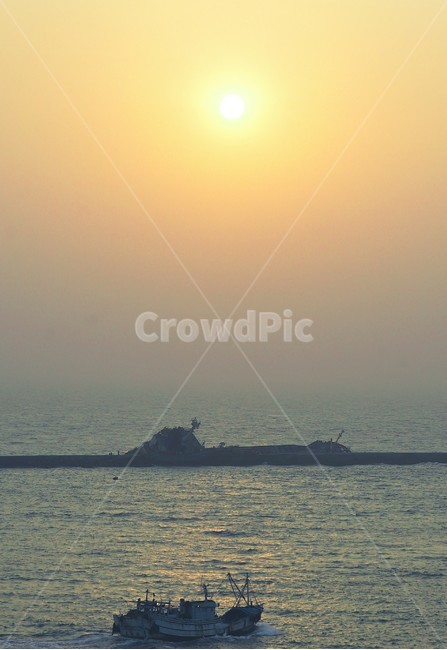 바다,배,일몰,sunset,boat,sea,대만,노을,taiwan,산업,industry,industrial,어업,fishery,fishing industry