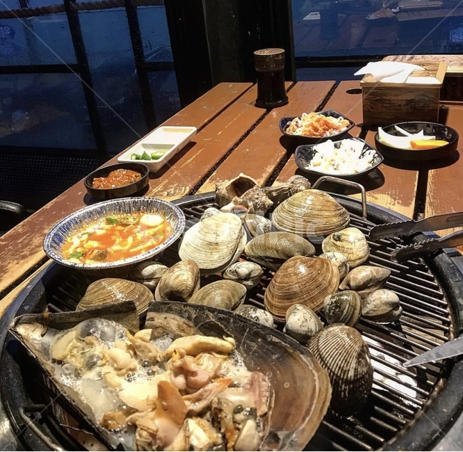 겨울,조개,비오는날,겨울비,조개구이,맛점,음식,식재료,요리,food,cook,meal,dishes,food reserves,수산물,해산물,fishery products,seafood
