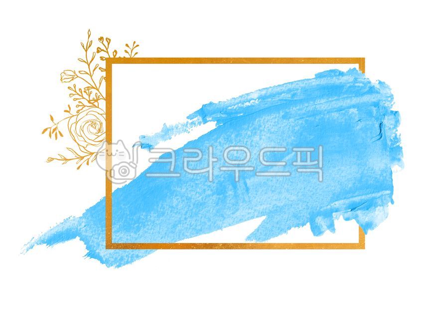 brush,Sky blue brush touch,shape frame,stroke,decorative,Figure,brush touch,design,Rough brush feeling,title design,flower frame,frame