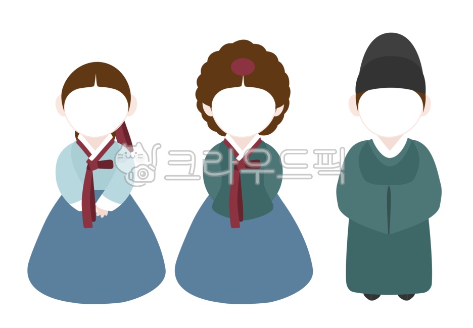 한복, 대한민국, 한국, 조선시대, 의복, 사진,이미지,일러스트,캘리그라피 - SLEA작가