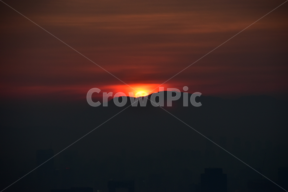 안산,일출,해맞이,해돋이,서울,아침,도시,도심지,풍경,미세먼지,겨울,해,태양,붉은색,자연,풍경,nature,landscape,outdoors,옥외,dawn,새벽,red sky,붉은 하늘,sunset,일몰,sky,하늘,dusk,황혼