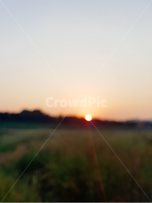 풍경,아웃포커싱,노을,해질녘,산,자연,풍경,nature,landscape,flare,플레어,light,빛,outdoors,옥외