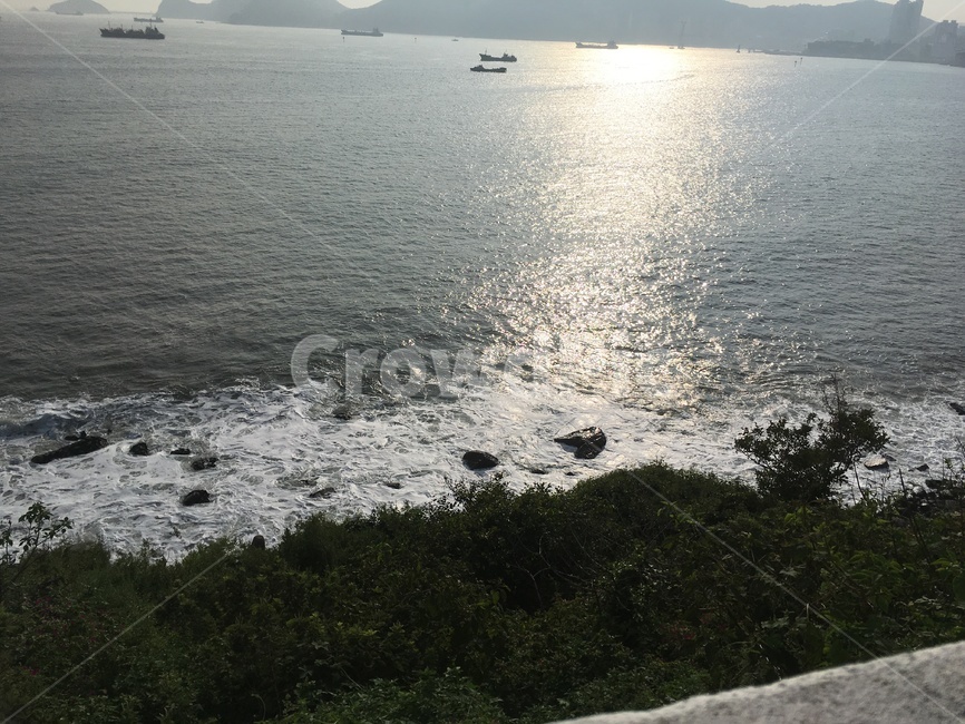 바다,부산,파도,노을,하늘