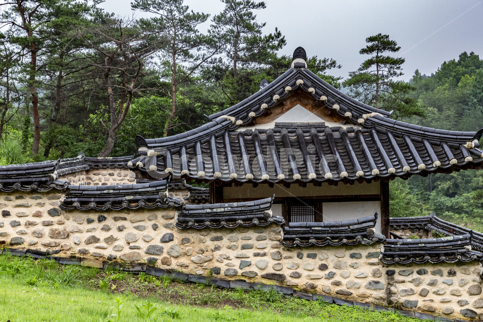 군자마을,고택,전통가옥,기와담장,기와,관광명소,안동명소,전통담,기와지붕