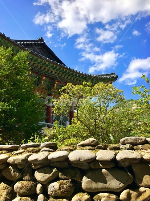 고건축,건축,한국,전통,돌담,나무,숲,하늘,구름,처마,기와,단청,동양,한국건축,건축물,맑음,돌,나뭇가지,풍경,불교,사원,건물,architecture,stone,oriental,동양의,오래된,계룡산,문화재,역사,목조건물,한국전통,한국문화,korean traditional,korean culture,건축물,건물외관,exterior,building,structure,architecture,construction