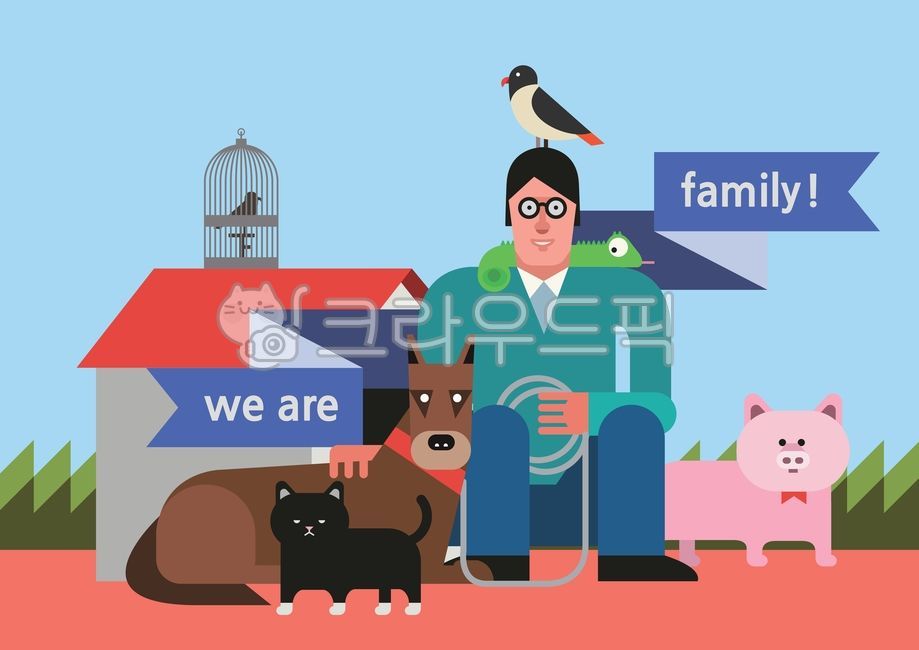 반려동물,패밀리,가족,반려견,개,강아지,돼지,고양이,새,새장,카멜레온,미니피그,목줄,사랑,도베르만,정원,마당,집,가정,남자,캐릭터,벡터,일러스트,인포그라픽,아이콘,그래픽,이구아나,파충류,동물,펫,행복,광고,포스터,Advertising,poster,animal,Companionanimal,family,dog,pig,cat,bird,cage,chameleon,character,vector,illustration,infographic,icon,graphic,iguana,reptile,pet,Minifig,leash,love,doberman,garden,yard,house,home,man,동물,animal,가족,패밀리,family,그래픽,일러스트레이션,graphic,illustration