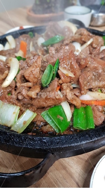 불고기,돼지고기,요리,food,음식,철판,한국요리,koreanfood
