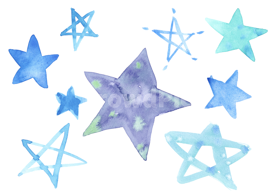 별,발렌타인데이,스타,블루,밤,화이트데이,icon,감성,watercolor,star,symbol,상징,별표기호,수작업,수채화,손그림,물감,일러스트,삽화,art