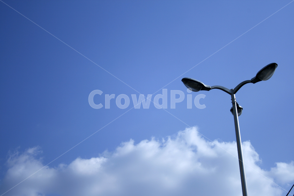 하늘,구름,가로등,sky,파란,cloud,자연,풍경,nature,landscape,lamp post,램프 포스트