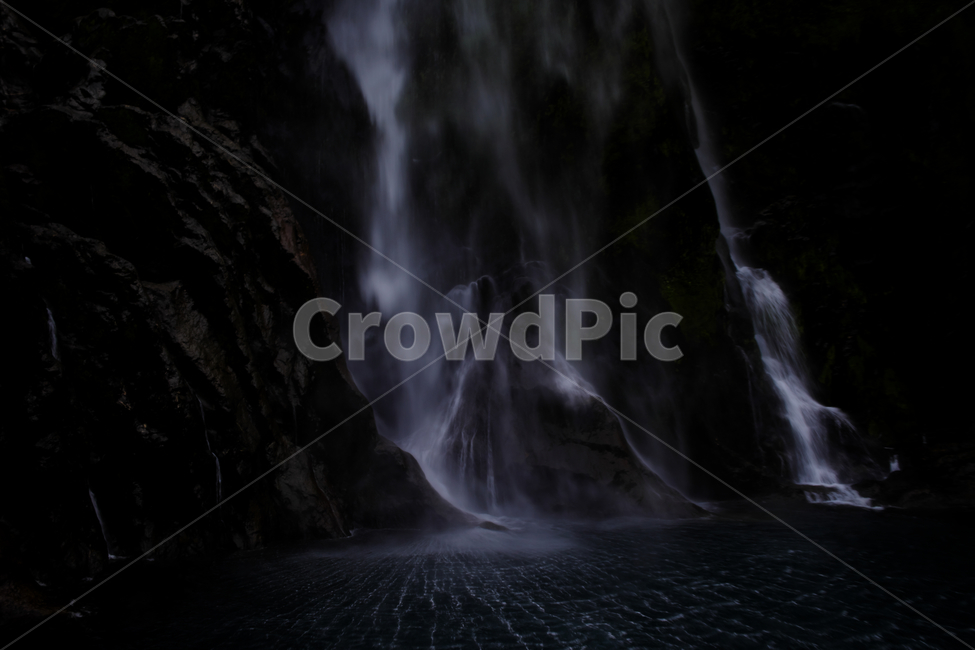 폭포,자연,물결,물,바위,뉴질랜드,nature,falls,rock,water
