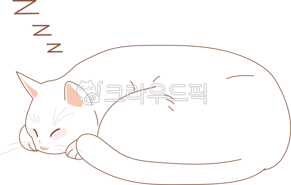 고양이,귀여운,캐릭터,일러스트,고양이일러스트,포즈,아이콘,반려묘,캣,동물,cat,반려동물,실루엣,심플한,단순한,낮잠,휴식,쉬는,앉아있는,앉은,눈감은,잠,졸린,수면,숙면